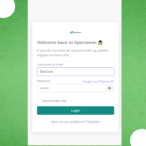 Android application Xpectsaver screenshort