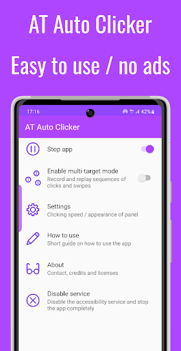 Screenshot of AT Auto Clicker/Macro Recorder