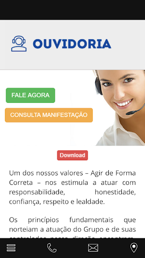 Android application Ouvidoria Grupo Andrade screenshort