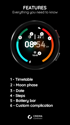 Nebula Watch Face Screen 2
