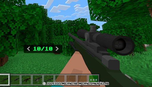 weapons mod for minecraft pe Screen 2