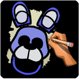 How to draw fnaf characters 4 icon