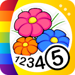 Cover Image of Download Color by Numbers - Flowers  APK