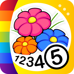 Ikonbillede Color by Numbers - Flowers