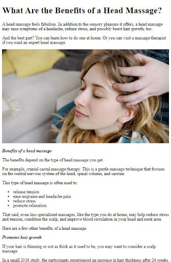 How to Do a Head Massage Screen 2