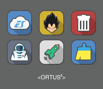 Ortus Square Icon Pack Captura de pantalla