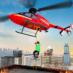 Cover Image of ダウンロード Flying Helicopter Rescue City 0.2 APK