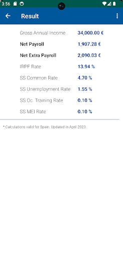 Payroll Spain 2024 Plus Screen 3