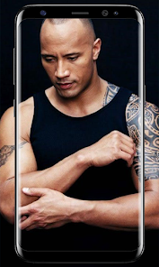 Captura 2 The Rock HD Wallpapers android