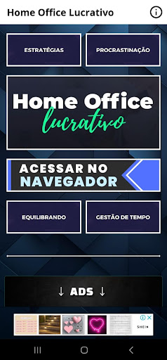 Android application Home Office Lucrativo screenshort