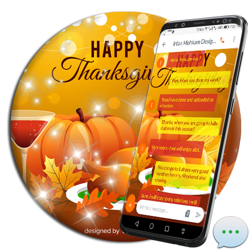 Thanksgiving SMS Dual Theme 1.2 Icon