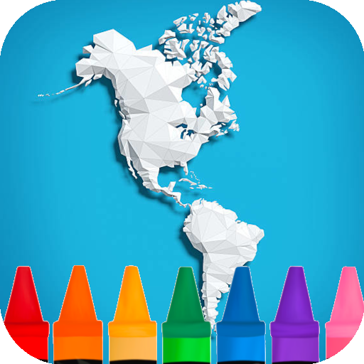 Coloring Map of America