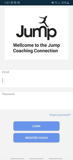 Android application Jump Coaching Connection screenshort
