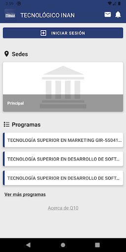 TECNOLÓGICO INAN Screen 2