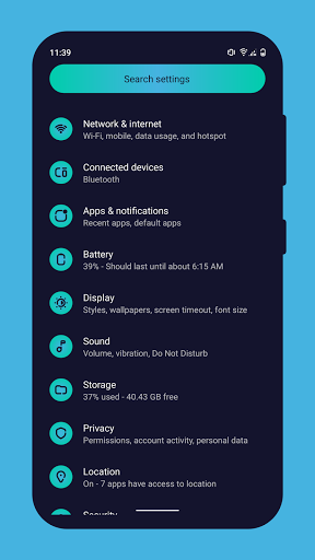 Iris - Substratum Theme - Personalization - apps