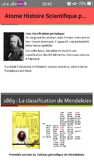 chimie: histoire de l’atome Screen 2