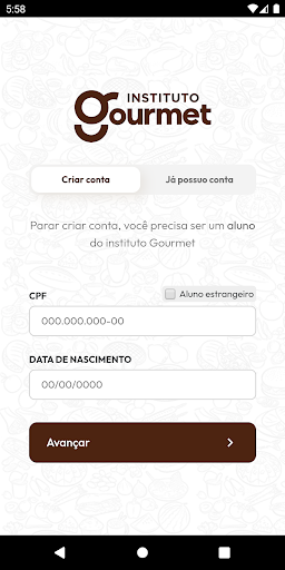 Android application Instituto Gourmet screenshort