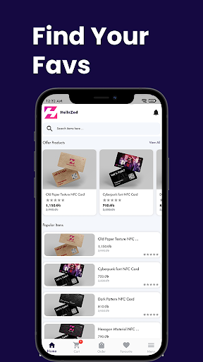 Android application HelloZed - Gadget Shopping App screenshort