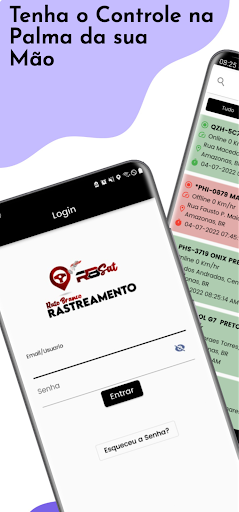 Android application RB Rastreamento screenshort
