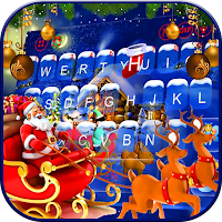 Тема для клавиатуры Animated Christmas