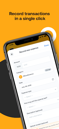 Android application Stack: Financial management screenshort