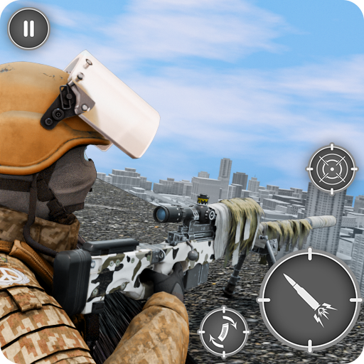 Sniper target Zombies shooter logo