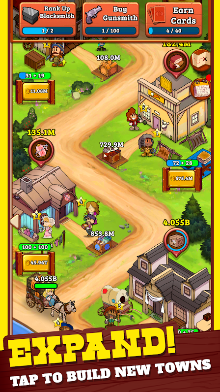 Idle Frontier: Tap Town Tycoon image 2