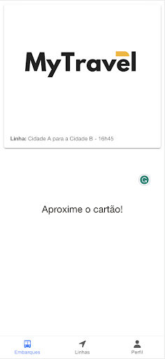 Android application MyTravel screenshort