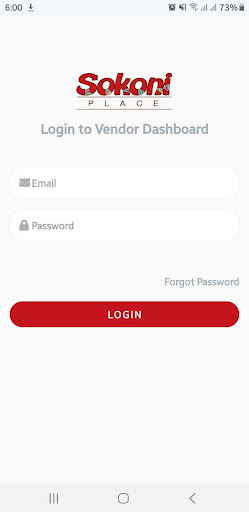 Android application Sokoni Vendor screenshort