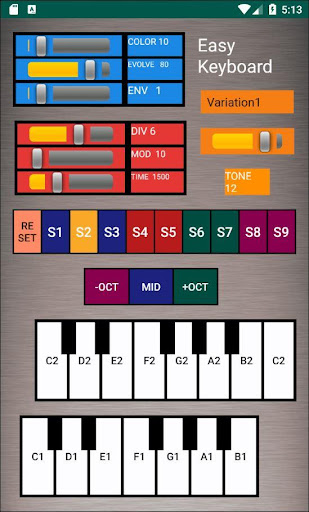 Easy Keyboard Synth Screen 2