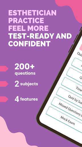 Android application Esthetician Exam Prep Center screenshort