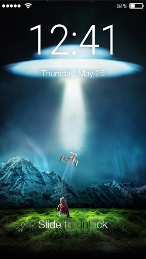 UFO Lock Screen