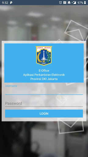 Android application eOffice Pemprov DKI Jakarta screenshort