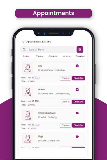 Ezovion:Hospital Management Screen 2