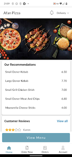 Afan Pizza Screen 2