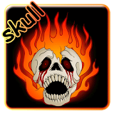 Fire Skulls live wallpaper icon
