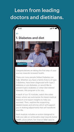 Defeat Diabetes Screen 2