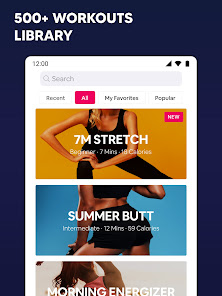 Captura de Pantalla 19 Workout for Women -Fitness App android