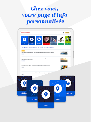 Screenshot of Le Télégramme - Info Bretagne