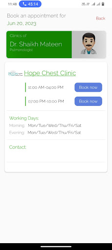 Hope Chest Clinic Screen 3