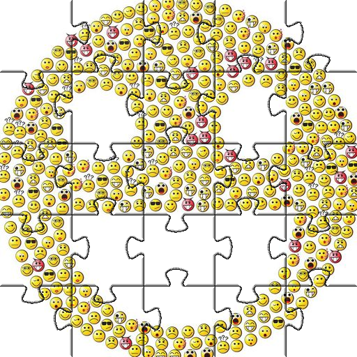 Emoji games jigsaw puzzles logo