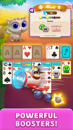 Solitaire Pets - Classic Game - Screenshot 3