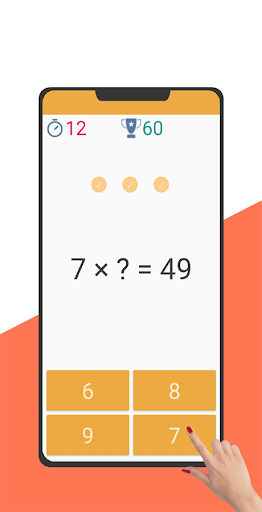 Android application Mathematics master : math quiz screenshort