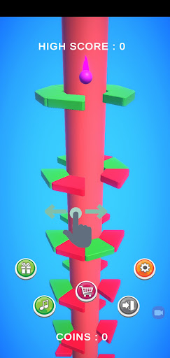 Android application Helix Jump 3D Basics screenshort