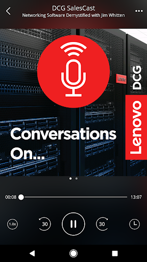Lenovo Podcasts Screen 3