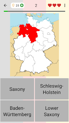 German States - Geography Quizのおすすめ画像1