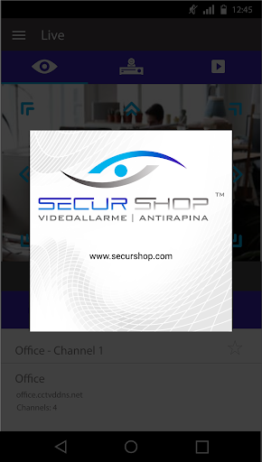 Android application Securshop EasyView screenshort