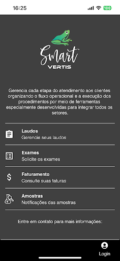 Android application SmartVertis screenshort