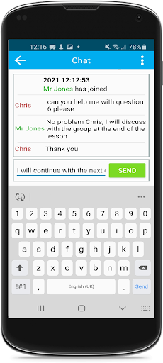 classroom.cloud Student Screen 3