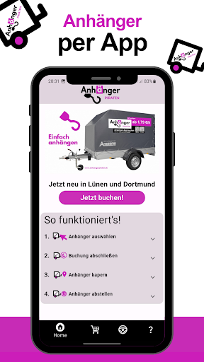 Android application Anhängerpiraten screenshort